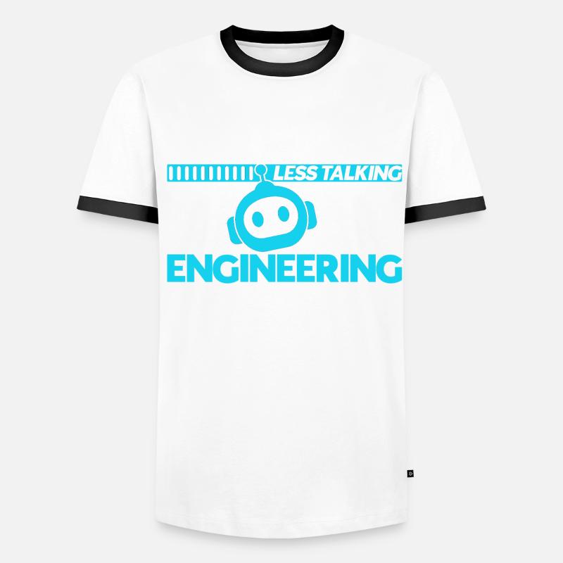 Robot Robotics Engineer Costume Robot Men's Ringer Shirt