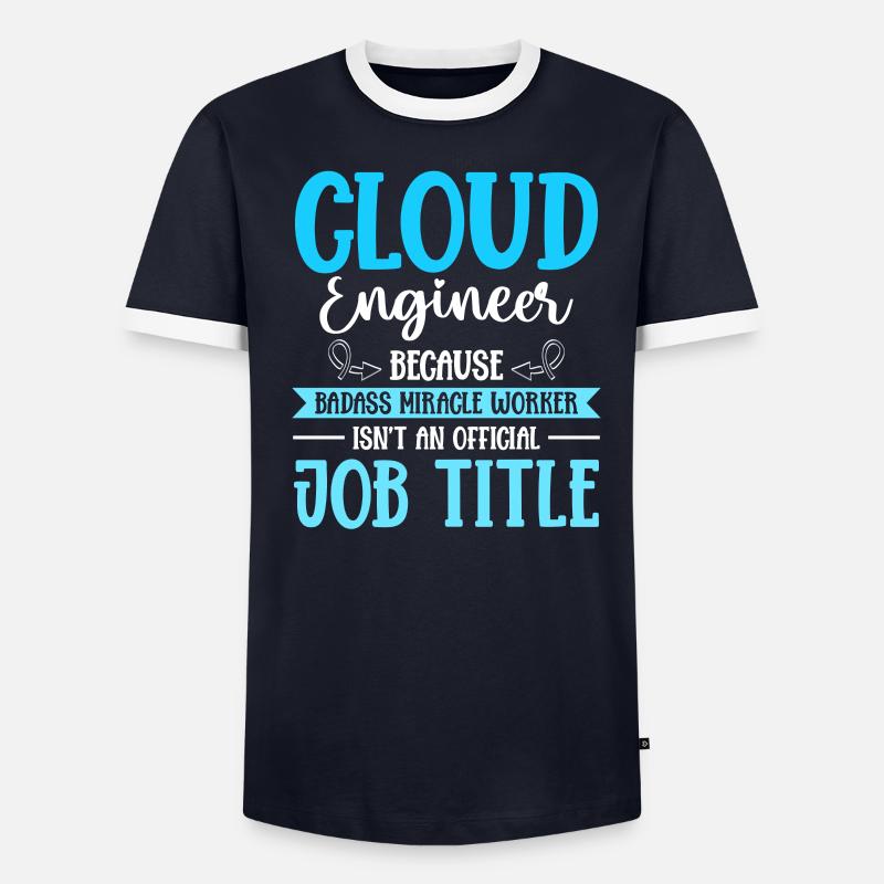 Cloud Administrator Cloud Devops Men's Ringer Shirt