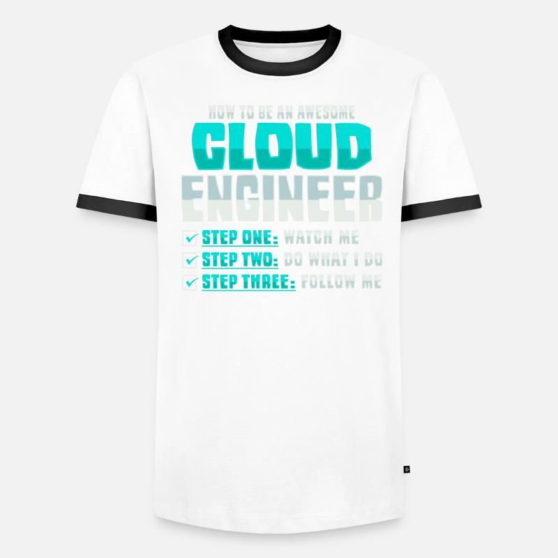 Cloud-Administrator Cloud-Devops Männer Kontrast-T-Shirt