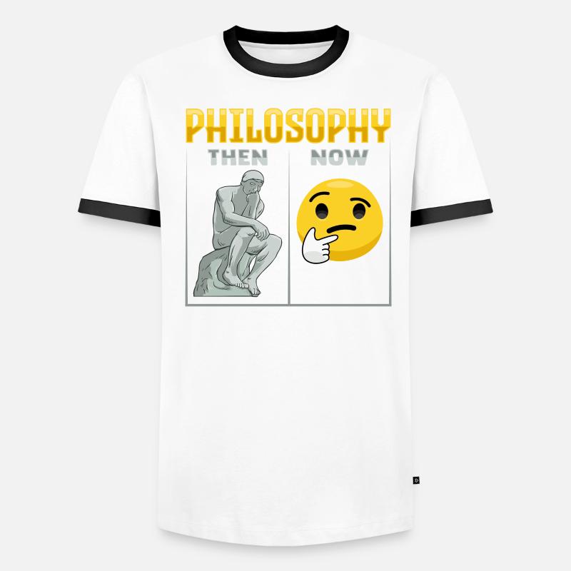 Philosophical design for a philosopher Men's Ringer Shirt