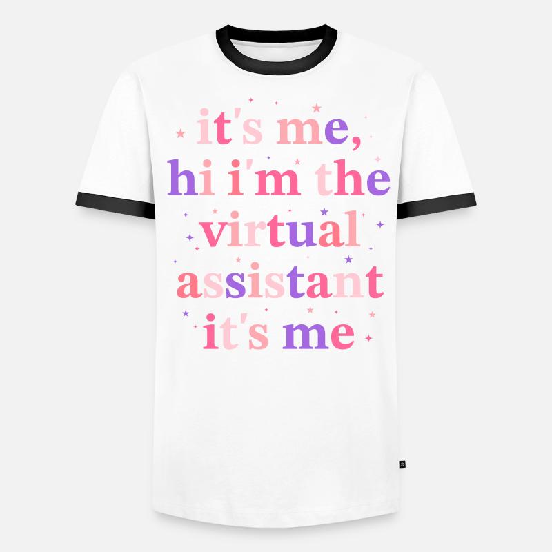 Freelancer Profession Self-employed Virtual Men's Ringer Shirt