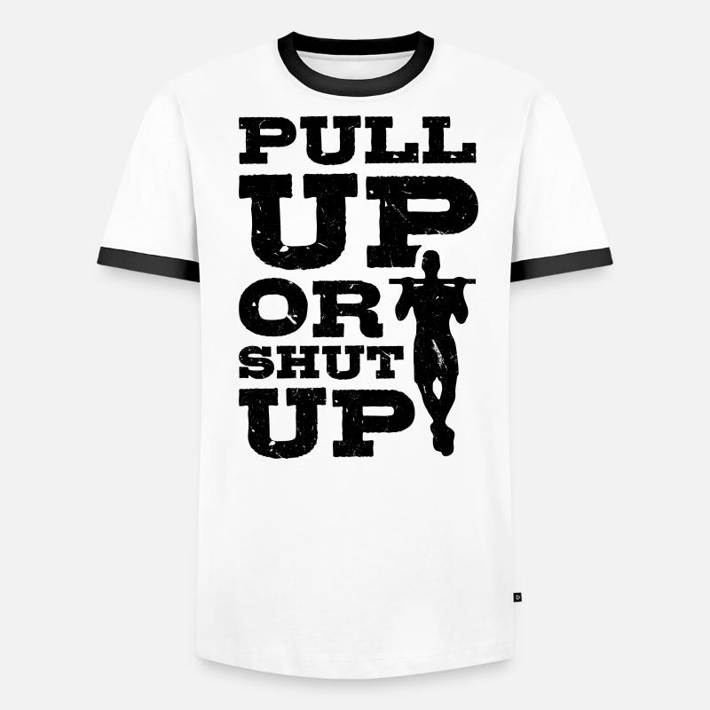 Fitness Workout Training Exercise Pull-Up Men's Ringer Shirt