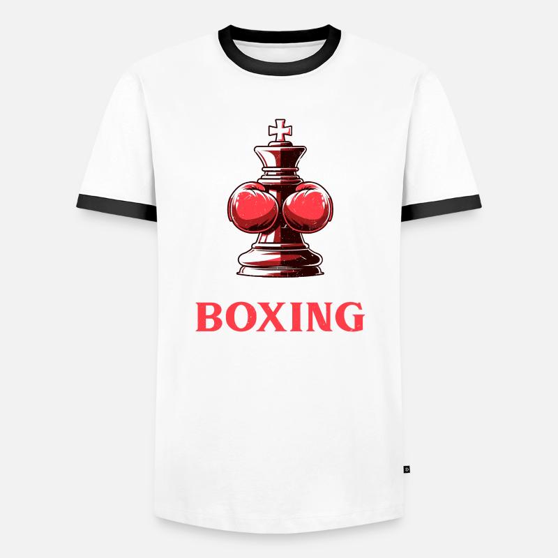 Boxe d’échecs T-shirt contrasté Homme