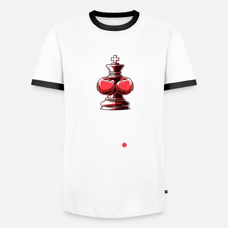 Boxe d’échecs T-shirt contrasté Homme