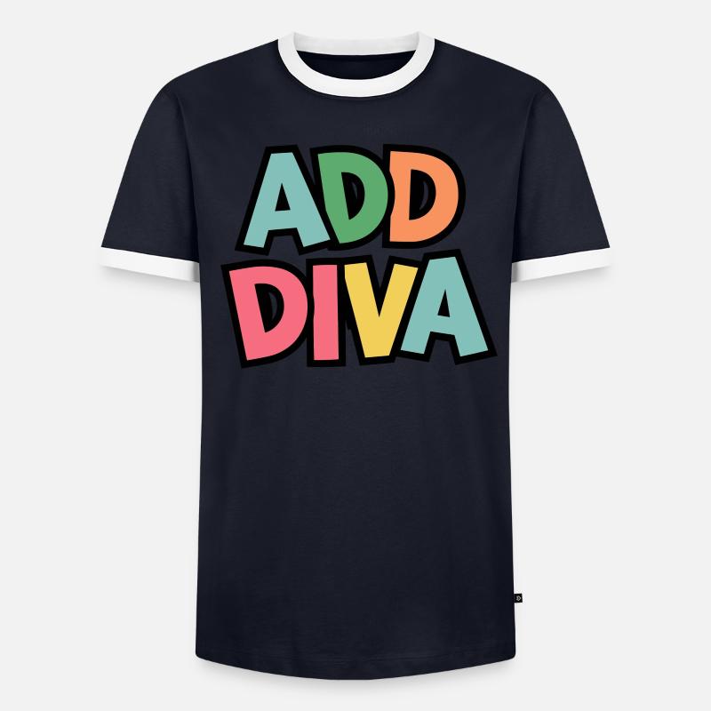 Attention Deficit Hyperactivity Disorder ADD Men's Ringer Shirt