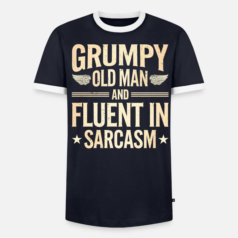 Grumpy Old Man Grumpy - Men's Ringer Shirt - undefined