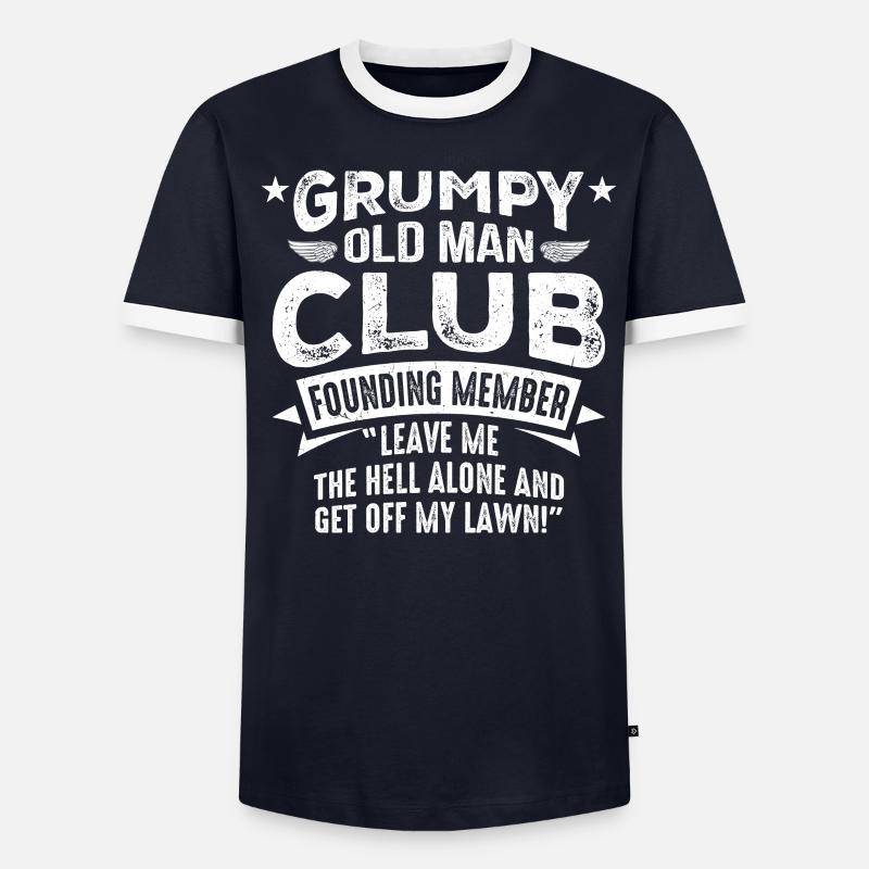Grumpy Old Man Grumpy - Men's Ringer Shirt - undefined