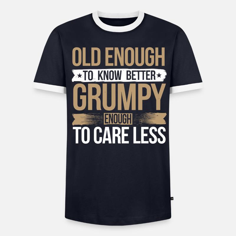 Grumpy Old Man Grumpy - Men's Ringer Shirt - undefined