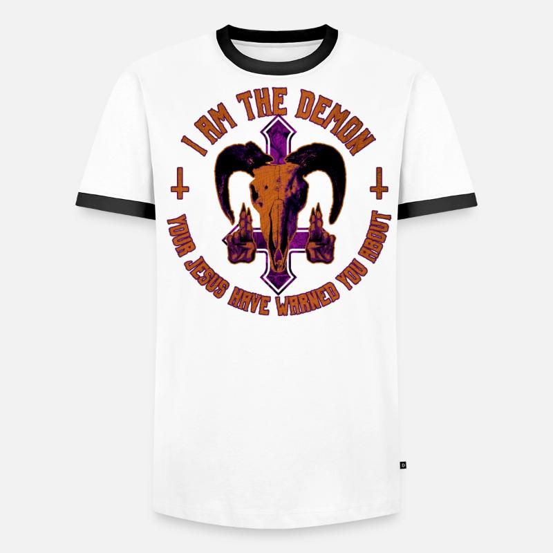 Baphomet Gift Men's Ringer Shirt