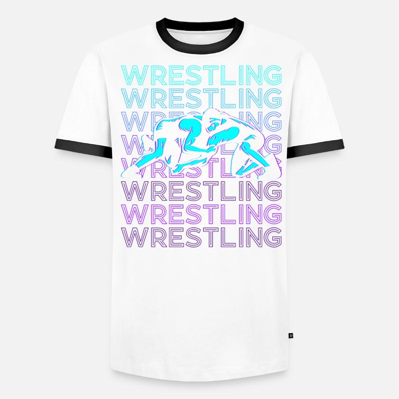 Lutte Ringer Retro T-shirt contrasté Homme