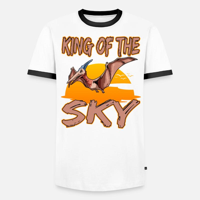 König der Lüfte Pterodactyl Pteranodon Männer Kontrast-T-Shirt