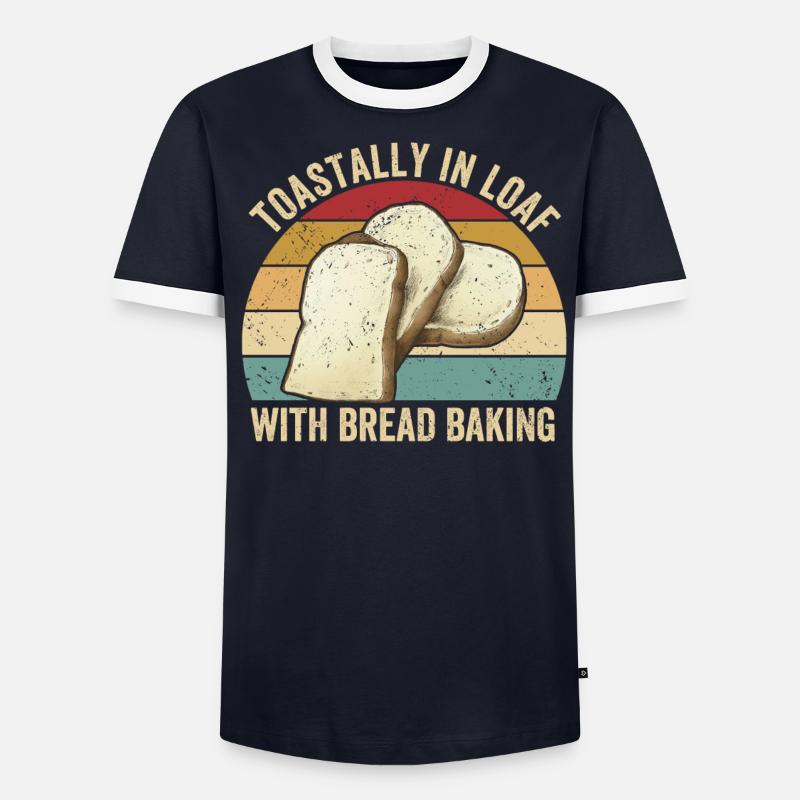 Funny bread baker - Men's Ringer Shirt - undefined