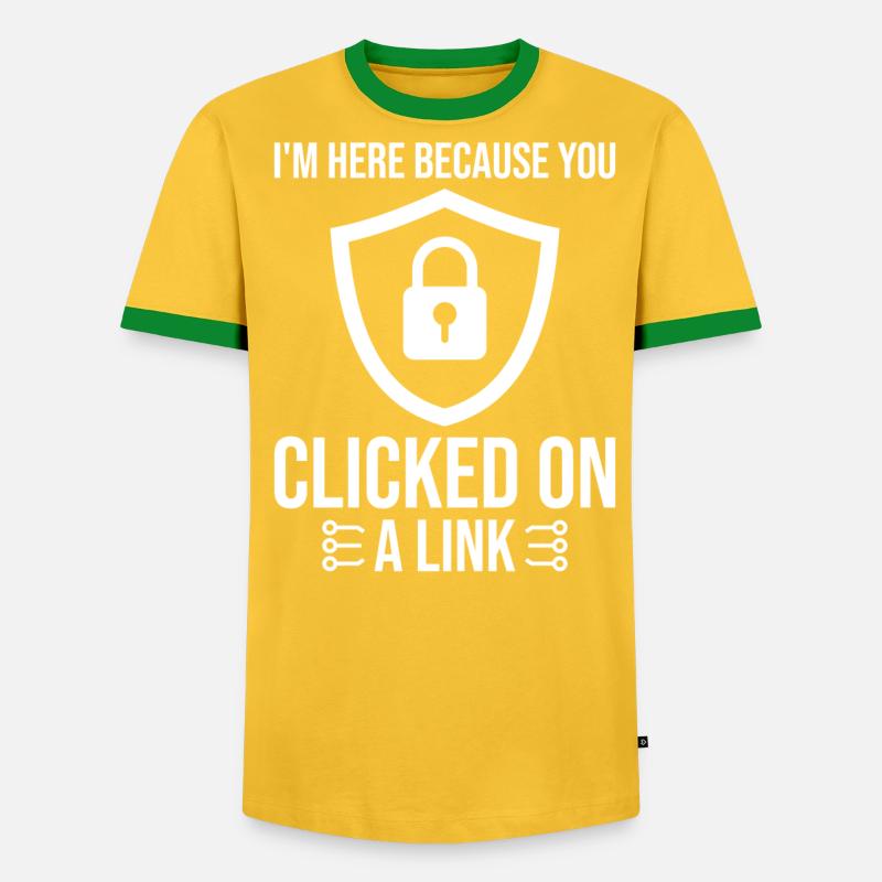 Cybersecurity Computer Security Cybersecurity - Men's Ringer Shirt - undefined