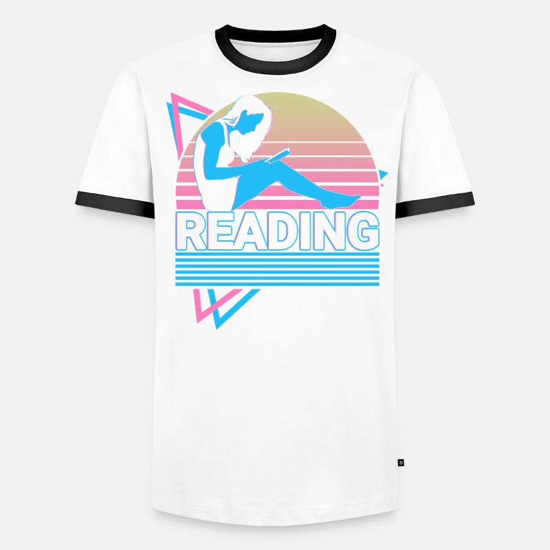 Retro reader Men's Ringer Shirt