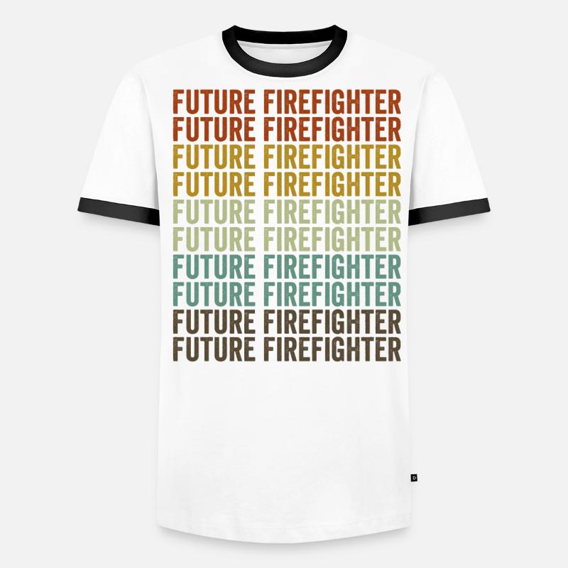 Future Firefighter Firefighter Firefighter Men's Ringer Shirt