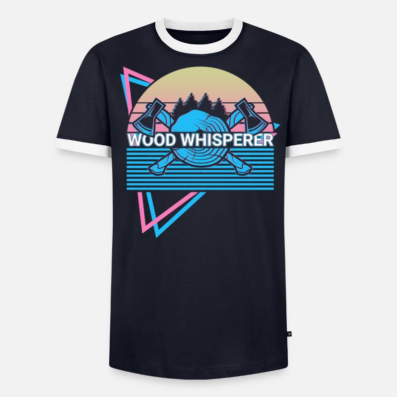 Bûcheron Menuiserie Rétro T-shirt contrasté Homme