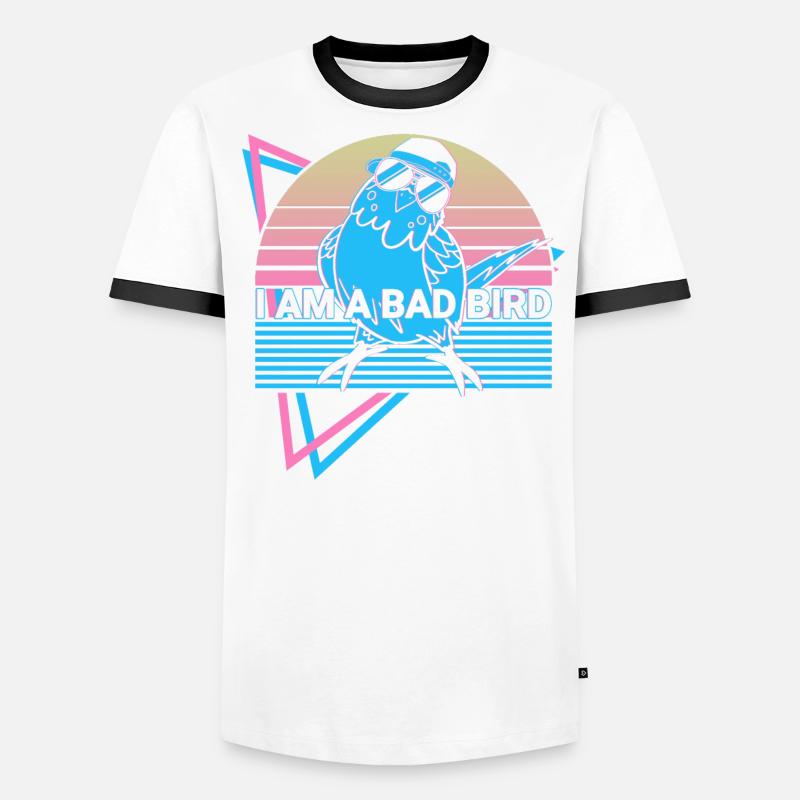 Perruche Perruche Rétro T-shirt contrasté Homme
