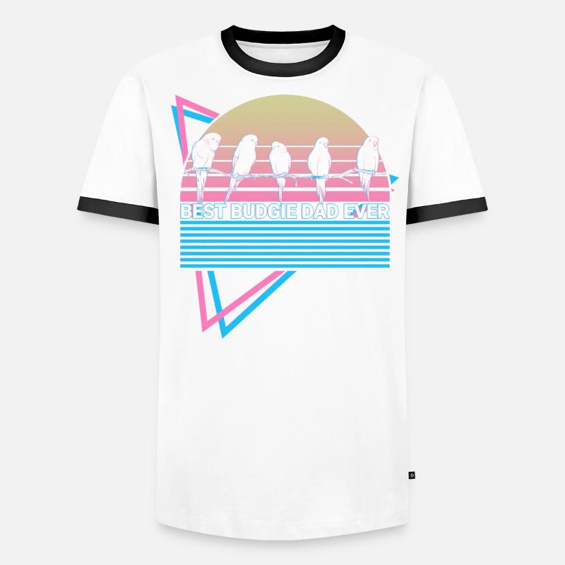 Perruche Perruche Rétro T-shirt contrasté Homme