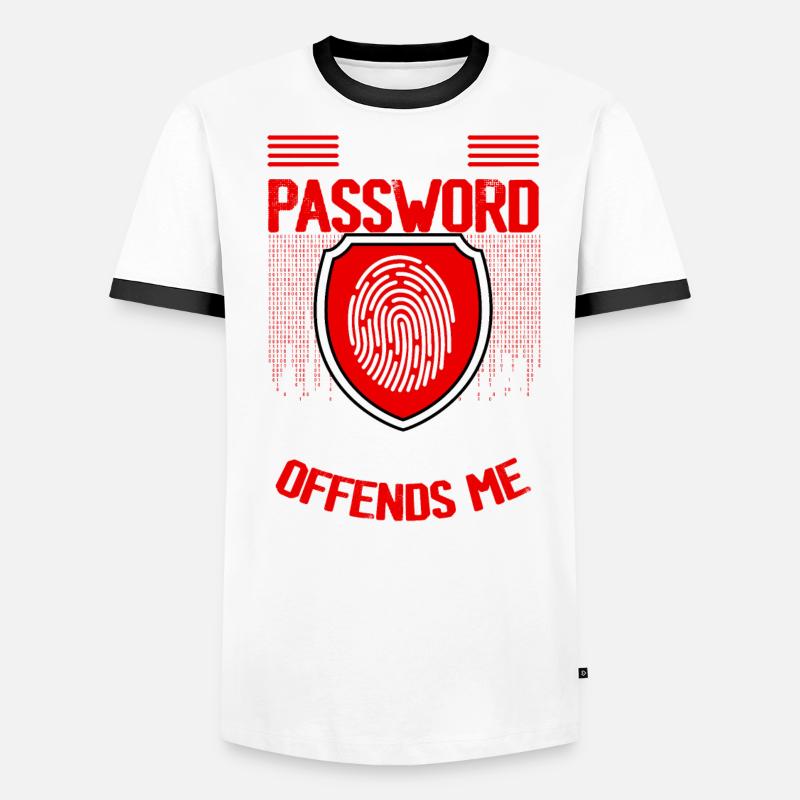 Cybersecurity, Hacking, IT Men's Ringer Shirt