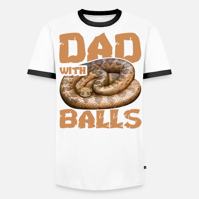 Serpent python royal T-shirt contrasté Homme