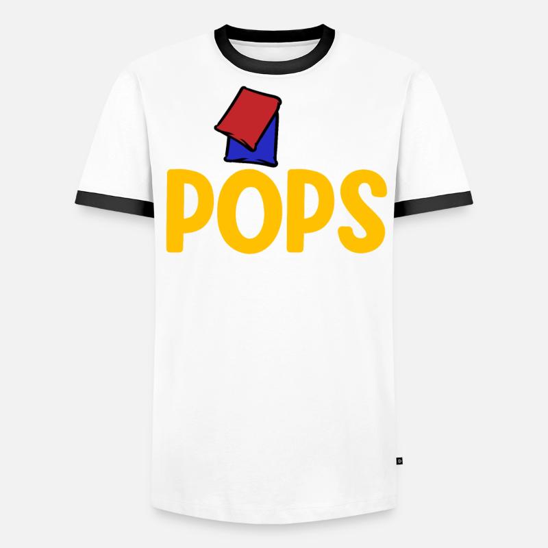 Cornhole Trou de maïs T-shirt contrasté Homme