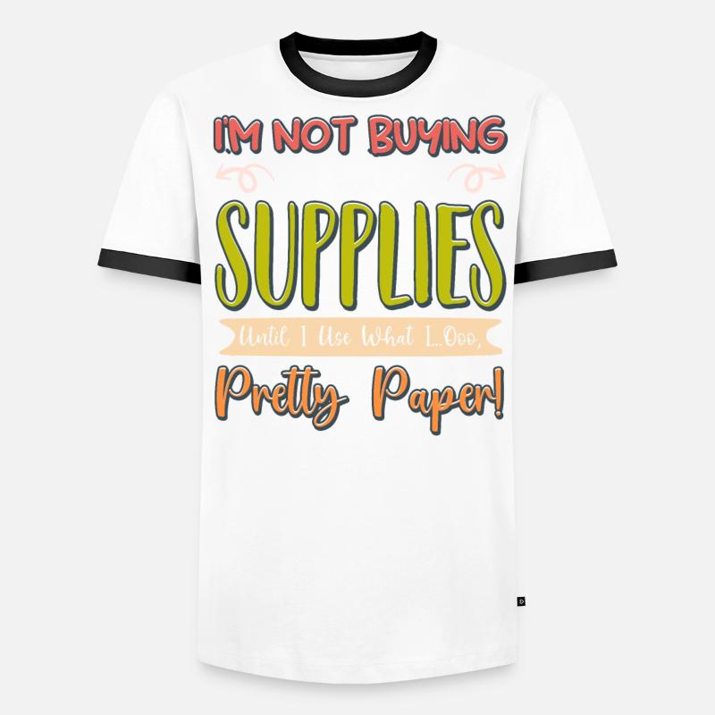 Scrapbooking Scrapbooker T-shirt contrasté Homme
