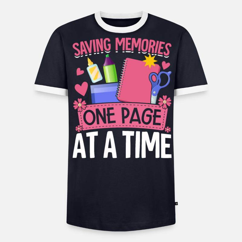 Scrapbooking Scrapbooker T-shirt contrasté Homme