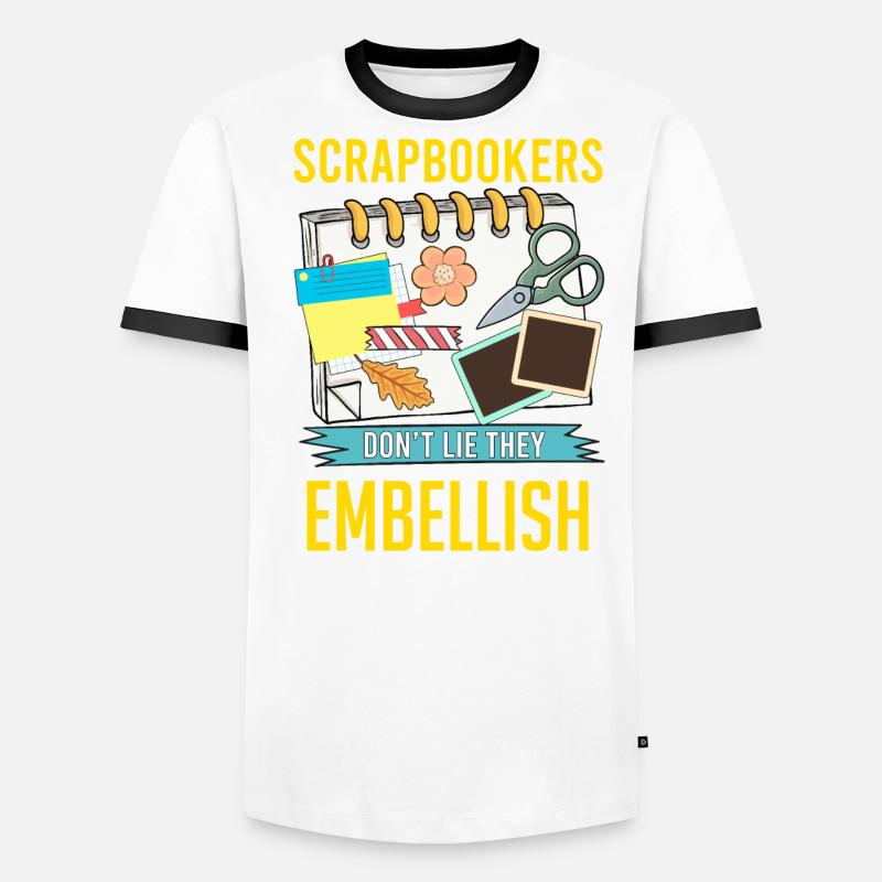 Scrapbooking T-shirt contrasté Homme