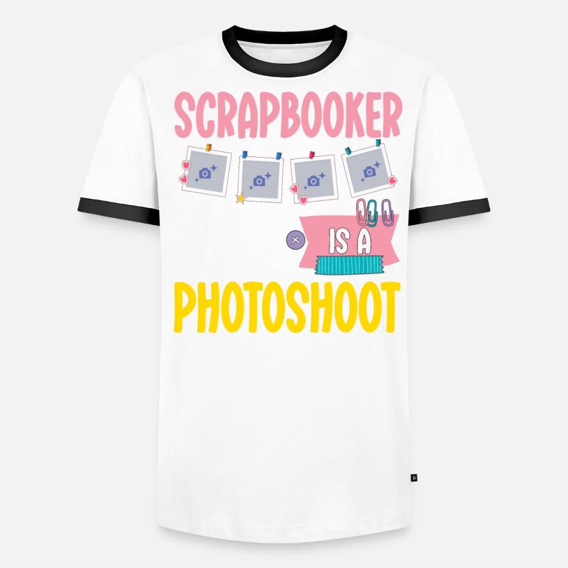 Scrapbooking T-shirt contrasté Homme