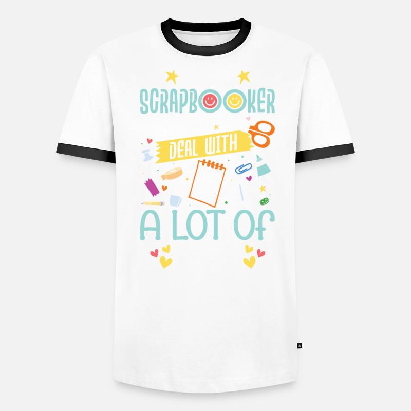 Scrapbooking T-shirt contrasté Homme