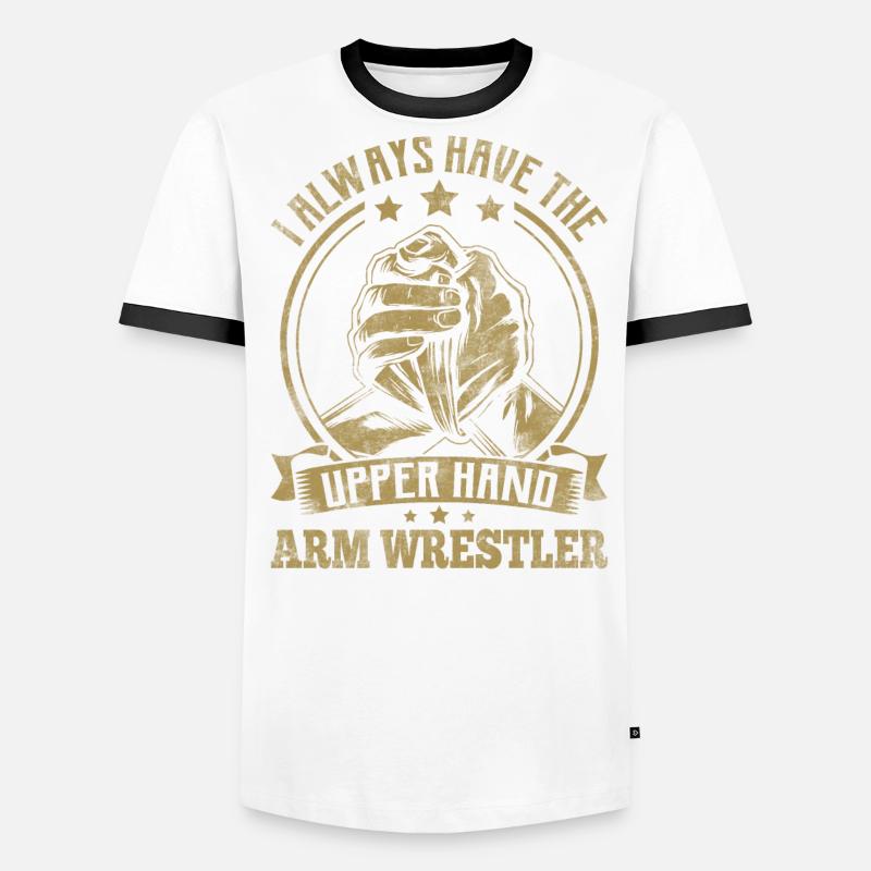 Bras de fer T-shirt contrasté Homme