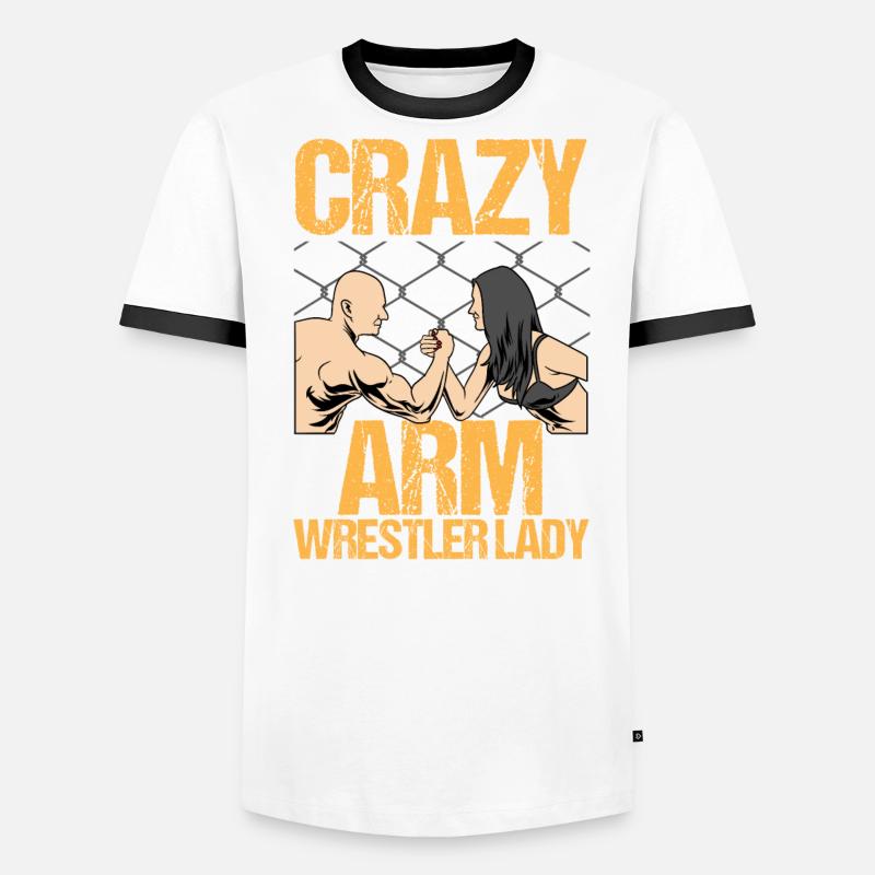 Bras de fer T-shirt contrasté Homme
