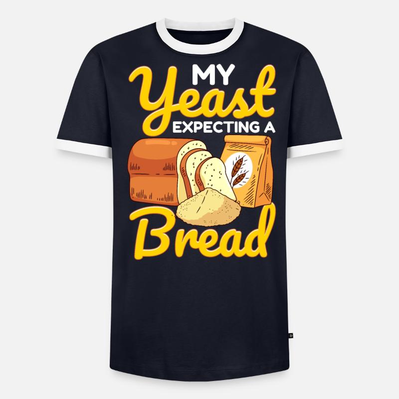 Funny bread baking baker Men's Ringer Shirt