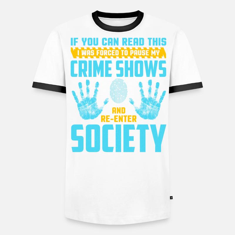 Funny Forensic Scientist Science Men's Ringer Shirt