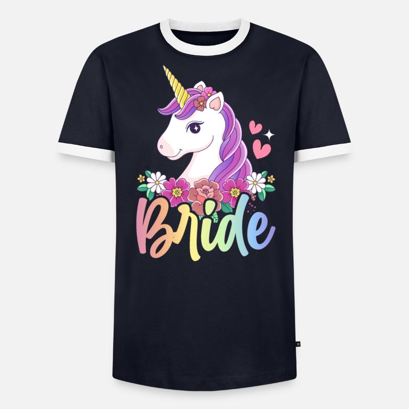 Douche nuptiale de mariage T-shirt contrasté Homme