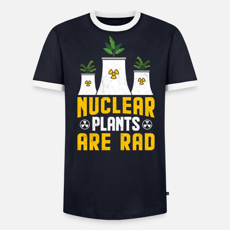 Nuclear Power Nuclear Technology Men's Ringer Shirt