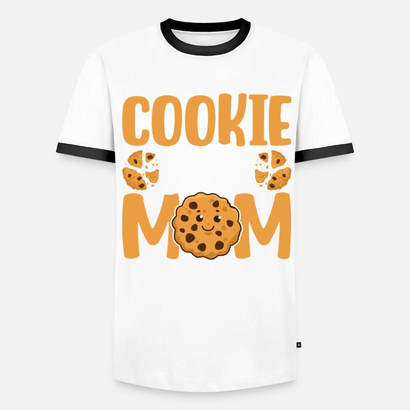 Marchand de biscuits T-shirt contrasté Homme