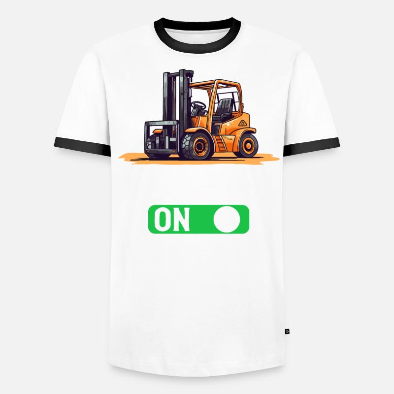 Forklift Driver Forklift Driver Men's Ringer Shirt
