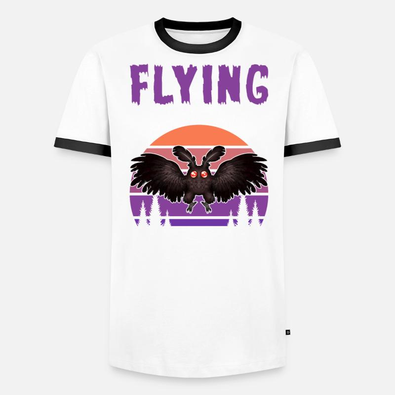 Mothman Kryptide Kryptozoologie Männer Kontrast-T-Shirt