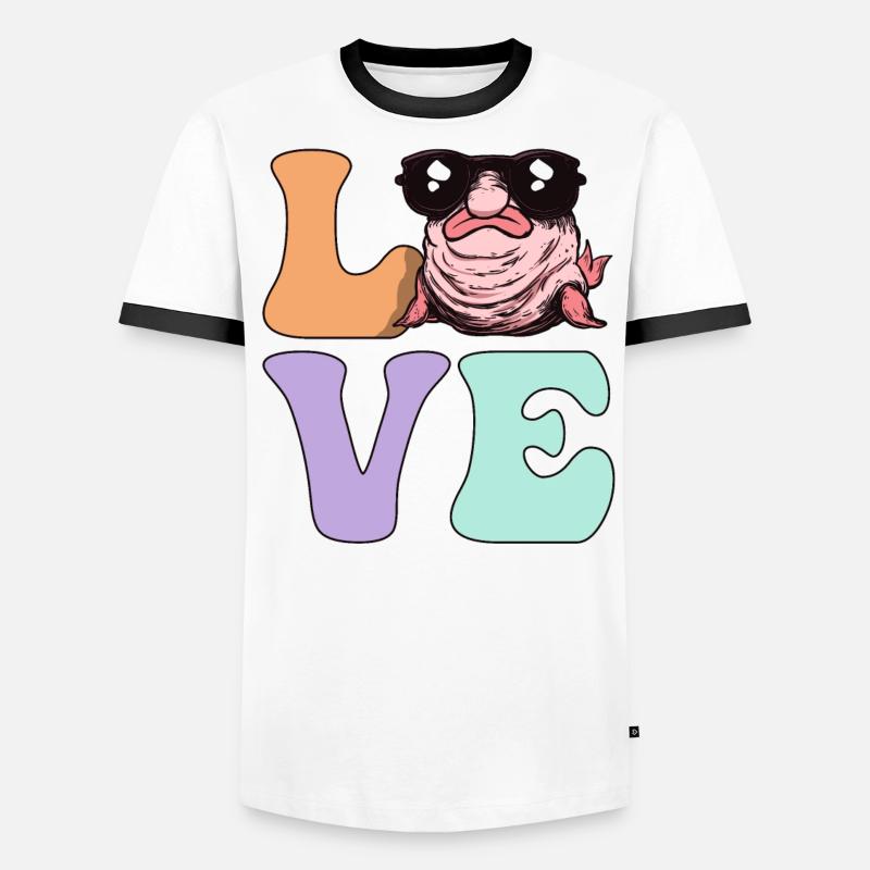 Groovy Blobfish Men's Ringer Shirt