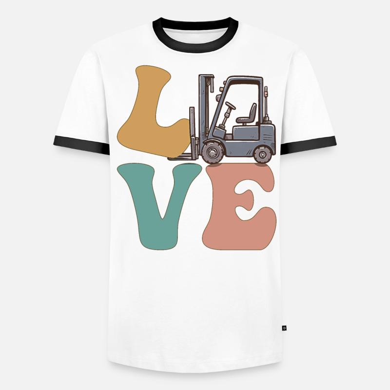 Forklift Driver Forklift Driver Men's Ringer Shirt
