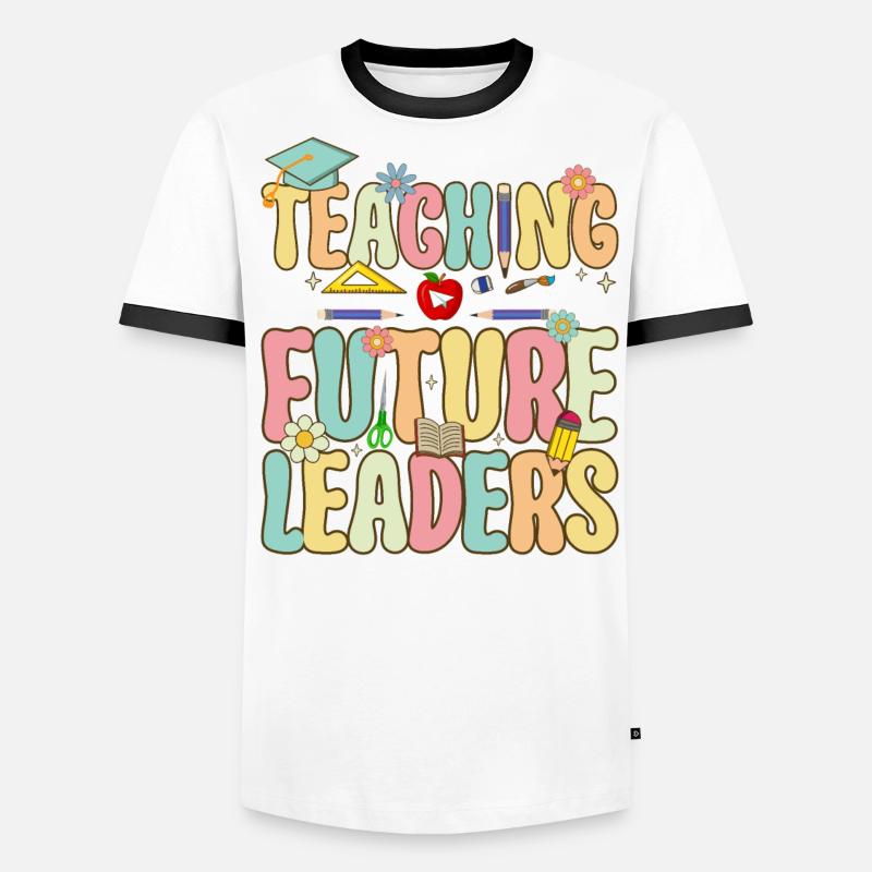 Groovy Enseignant Emploi École Enseignant T-shirt contrasté Homme