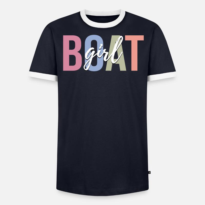Bootfahren Bootfahrerin - Männer Kontrast-T-Shirt - undefined