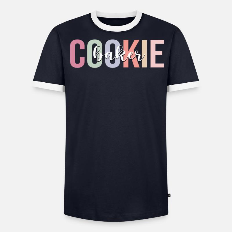 Plätzchenbäcker Backen Plätzchenhändler - Männer Kontrast-T-Shirt - undefined