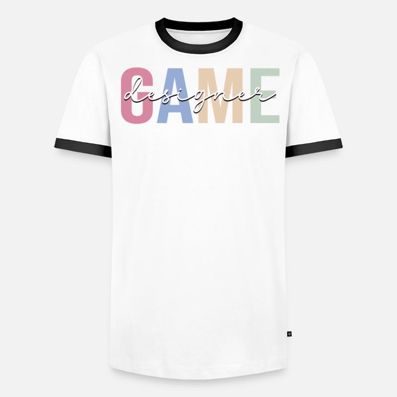 Game Designers Game Developers Game Developers Men's Ringer Shirt