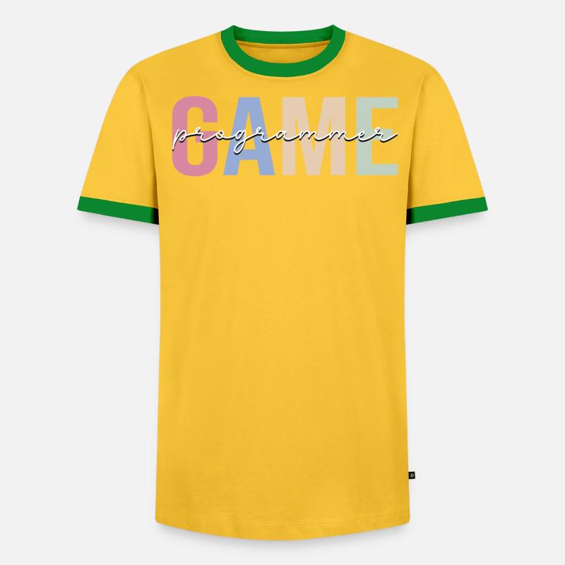 Game Programmers Game Developers - Men's Ringer Shirt - undefined