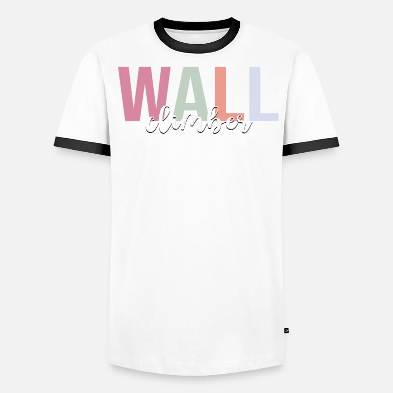 Grimpeur de mur Grimpeur de mur d’intérieur T-shirt contrasté Homme