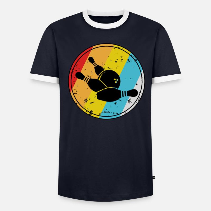 Boule de bowling T-shirt contrasté Homme