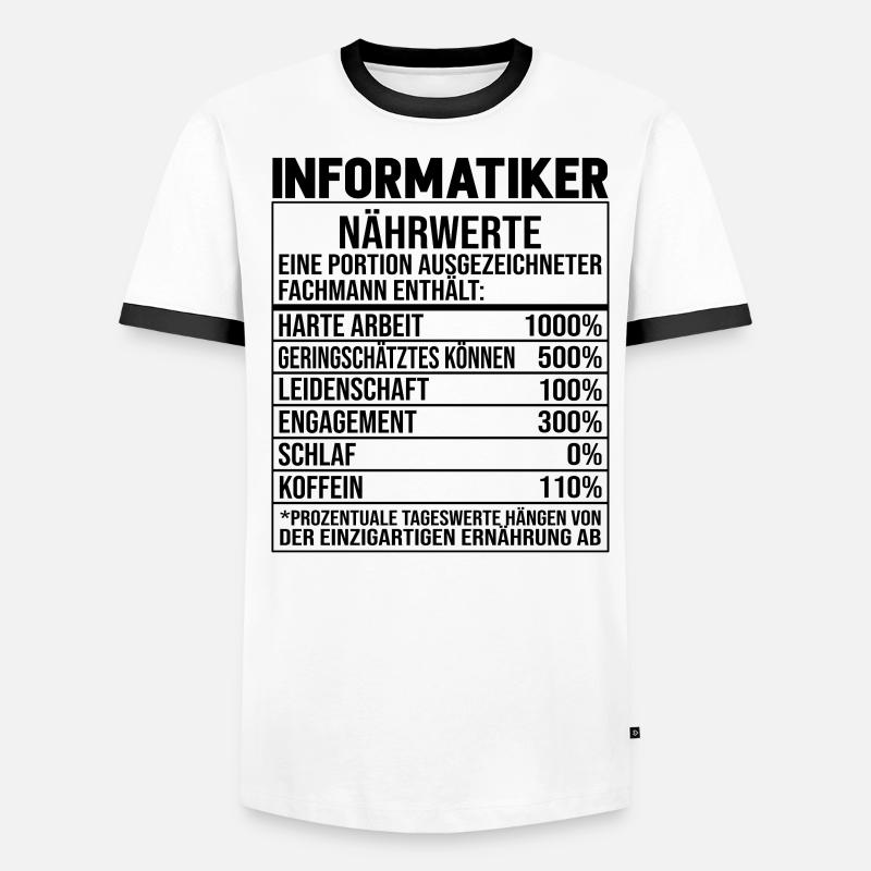Programmierer Informatiker Informatik Männer Kontrast-T-Shirt