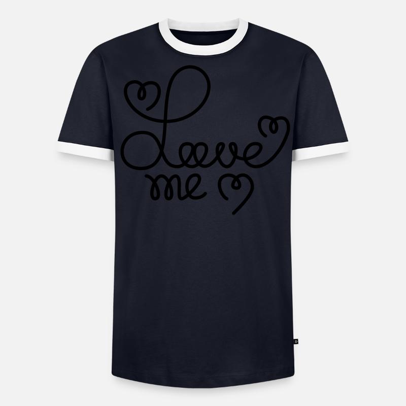 Aimez-moi T-shirt contrasté Homme